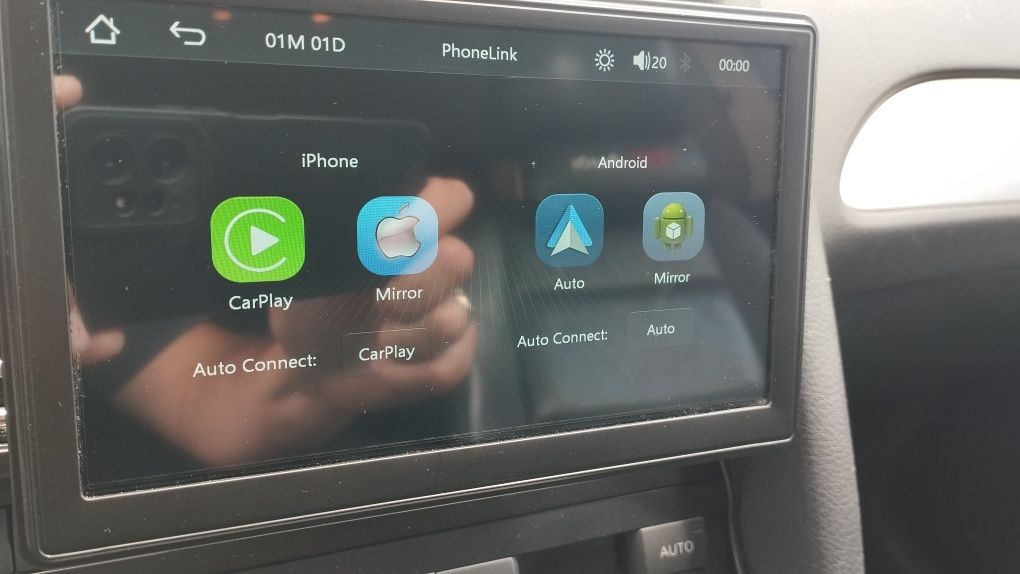 Car play 7 инча андроид и iPhone