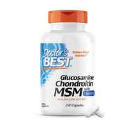 Doctor's Best Глюкозамин Хондроитин МСМ с капсулами OptiMSM,