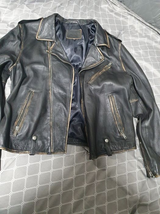 Geaca barbati 100% piele bolongaro made in Italy xxl