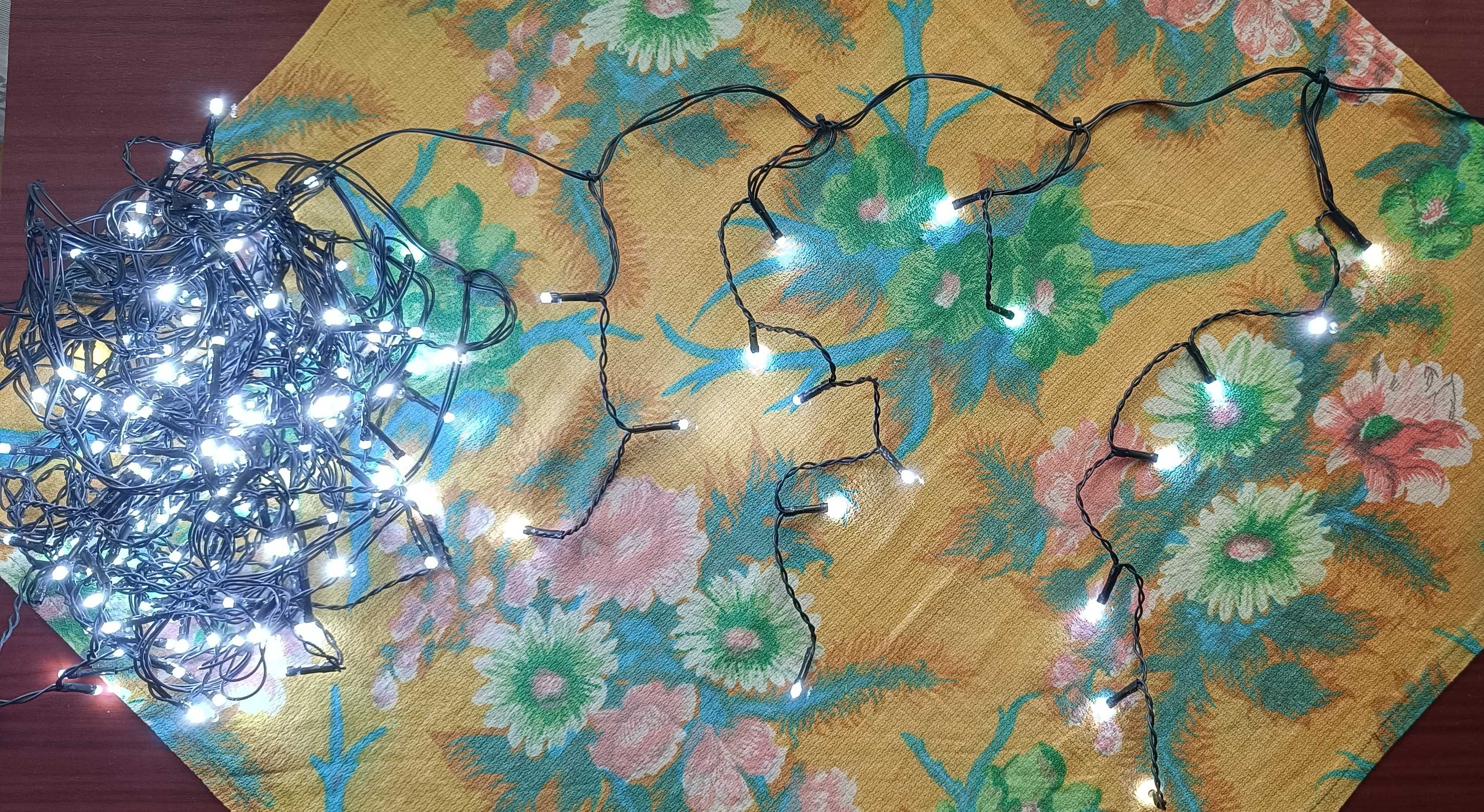 Коледна украса 180 броя LED тип Ледени висулки. IP44. Нова.