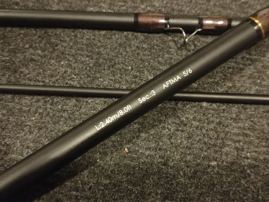 Lansetă muscă, fly rod Paladin Black Edition Easy Fly 8' , 2.40m-5/6wt