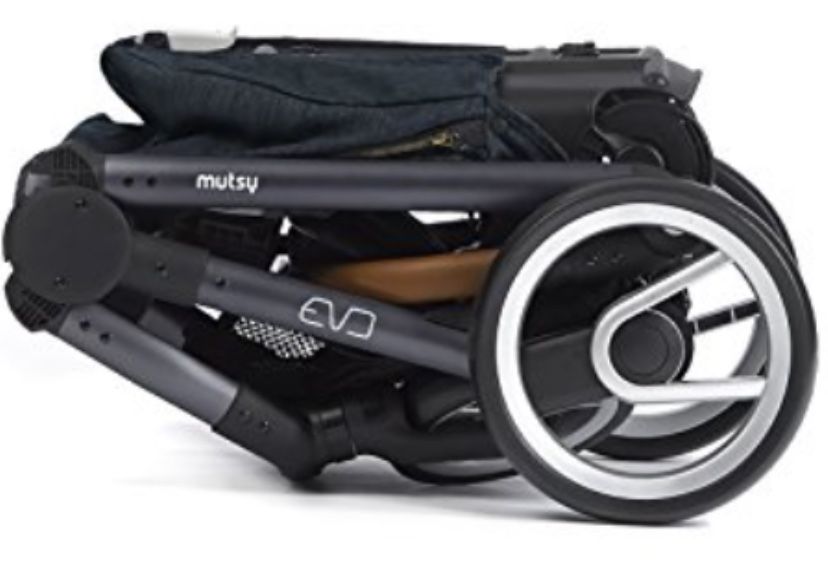 Кош за новородени, шаси и летен кош Mutsy Evo Industrial Charcoal