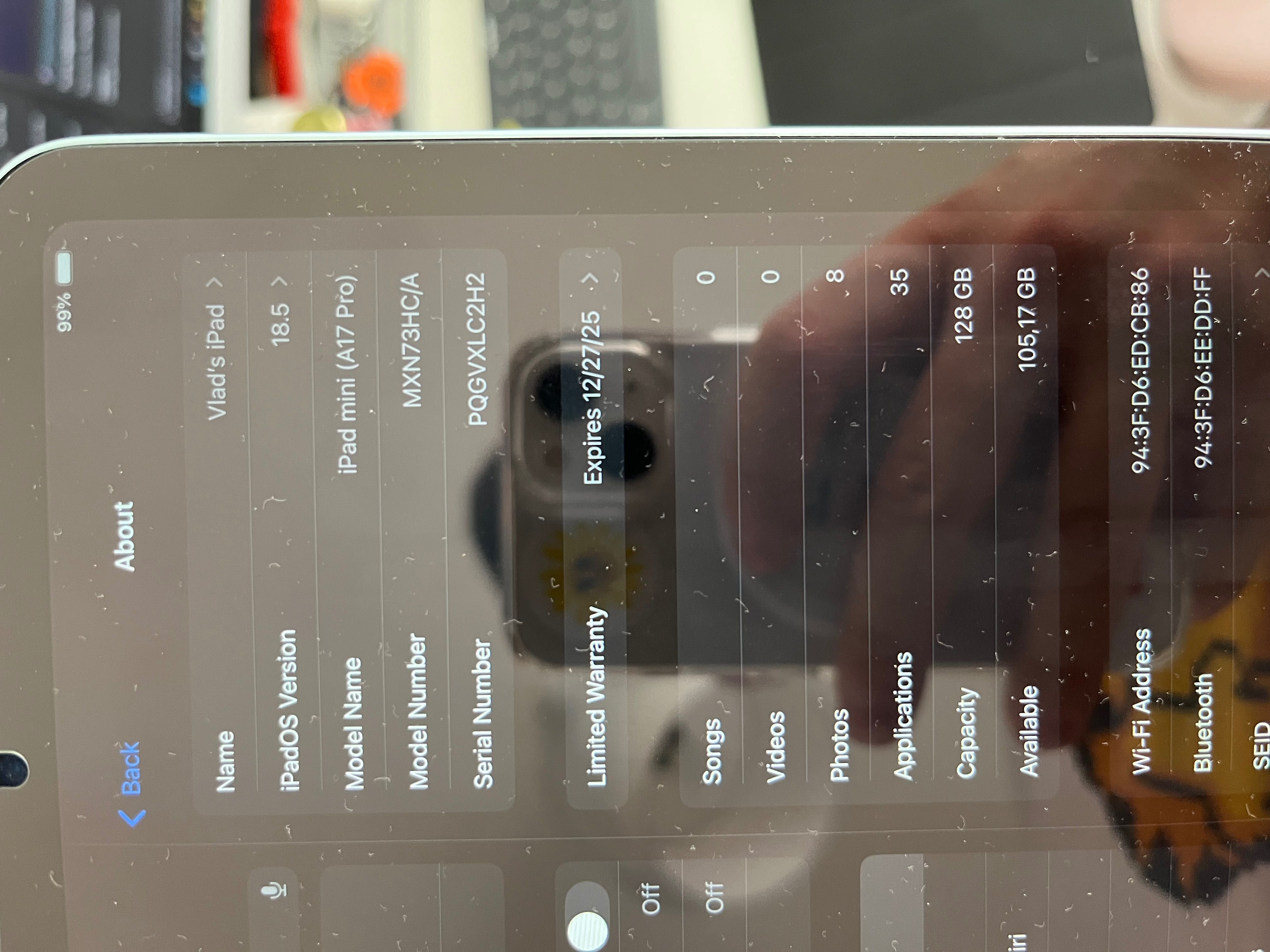 iPad mini 7 A17Pro