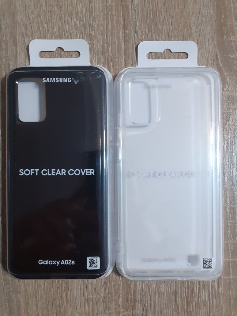 Vând husă spate originala Soft Clear Cover Samsung Galaxy A02S noua