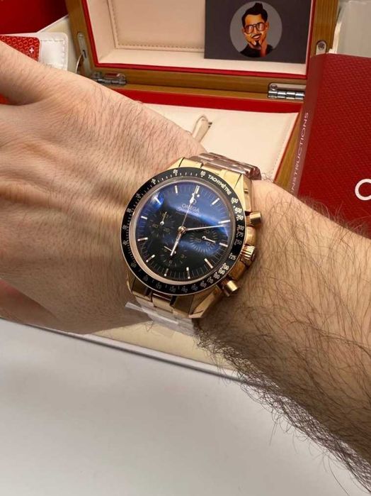 Omega speedmaster Chrono / розово злато