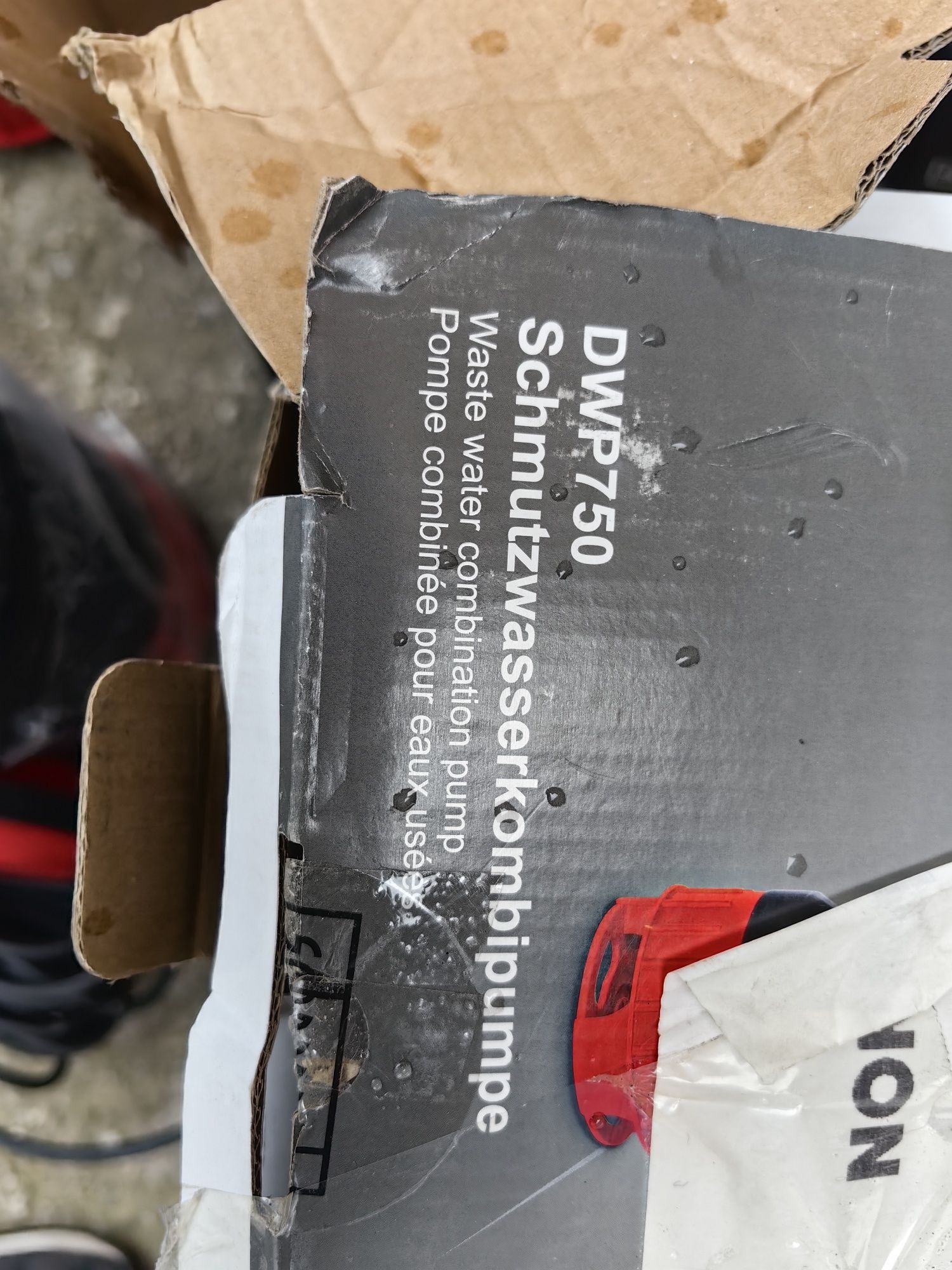 Комбинирана помпа за мръсна вода  DWP750 scheppach
