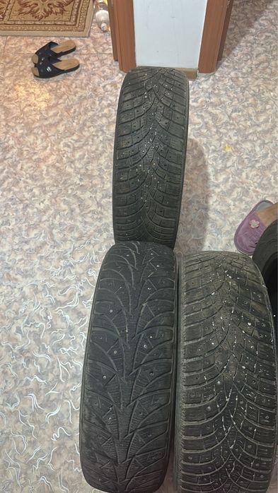 зимние шины R15 в хорошем состоянии