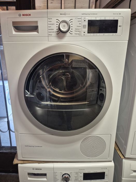 Сушилня с термо Бош серия 8 24м гаранция клас  А+++
