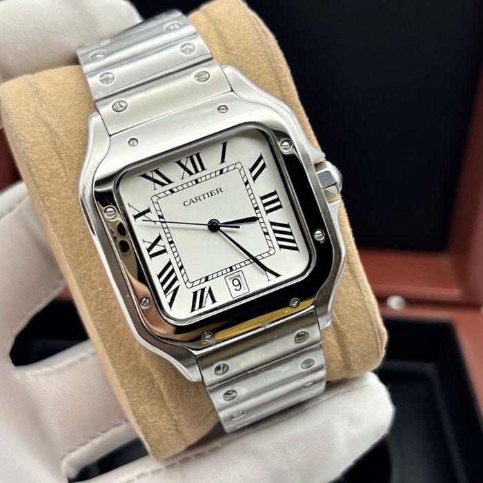 Ceas cartier santos 41,mm steel