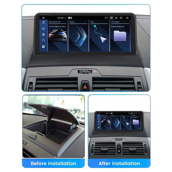 Navigatie Gps BMW X3 E83 ( 2004 - 2009 ) , Android 6 GB RAM Garantie