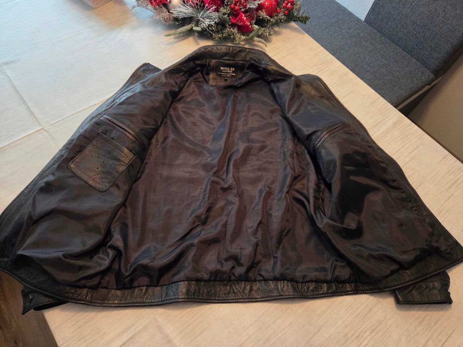 Мъжко яке от естествана кожа