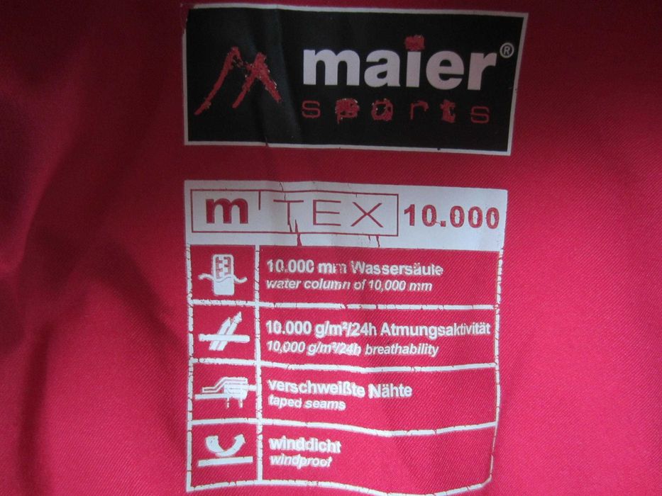 Geaca dama Maier Sports, mas.42(M), factor 10000 protectie,gluga
