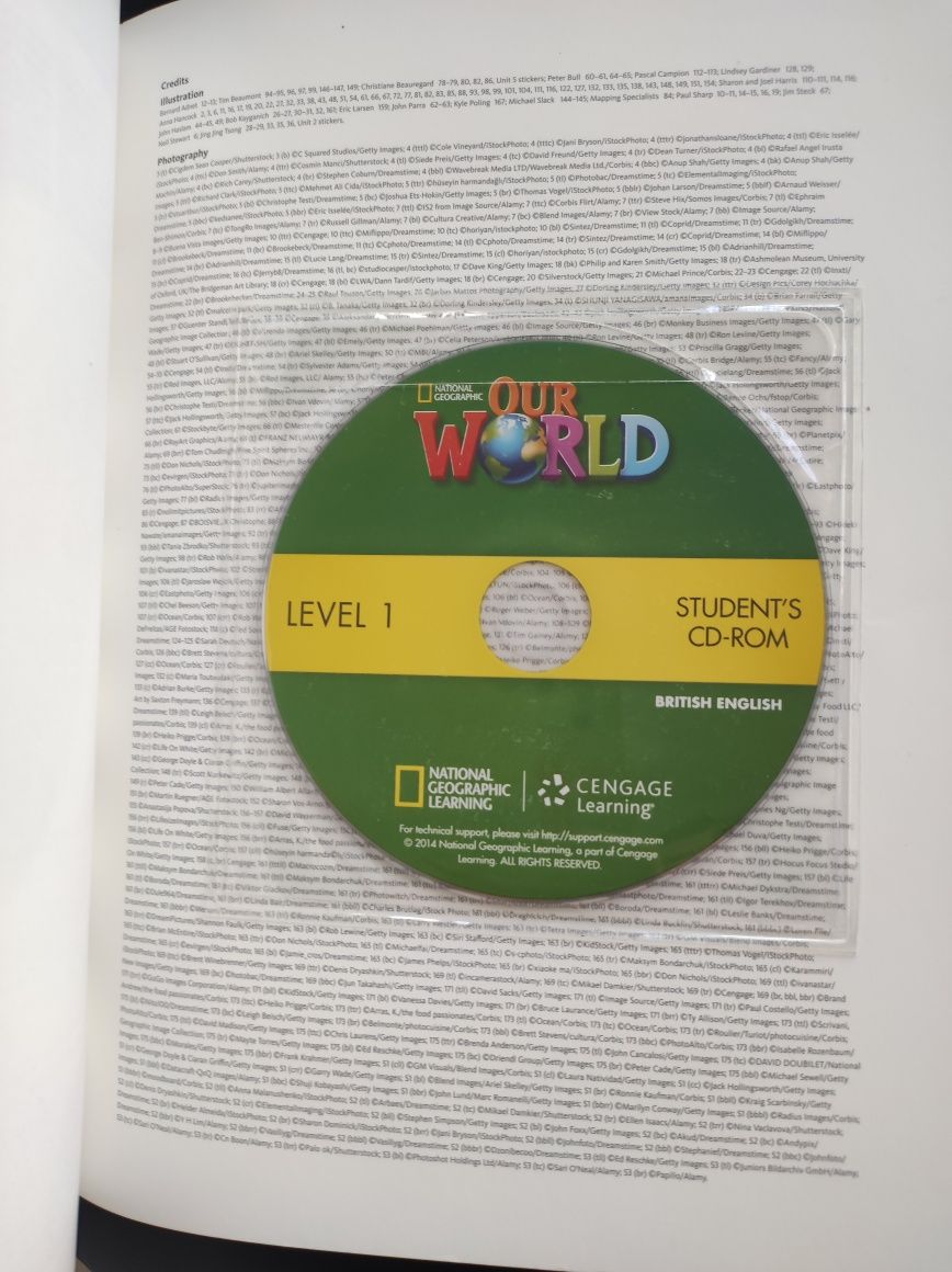 National Geographic Our World (Level 1) учебник и работна тетрадка CD