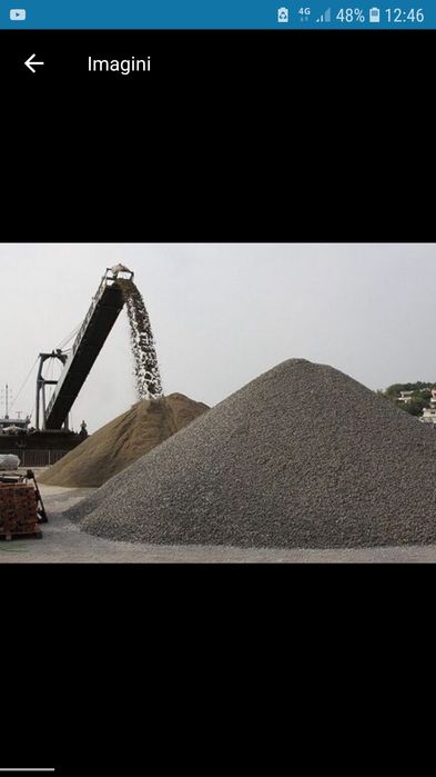 Beton concasat agregate balastiera