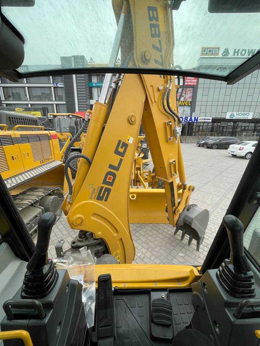 Экскаватор-погрузчик SDLG Е877F 1,0 куб в РАССРОЧКУ