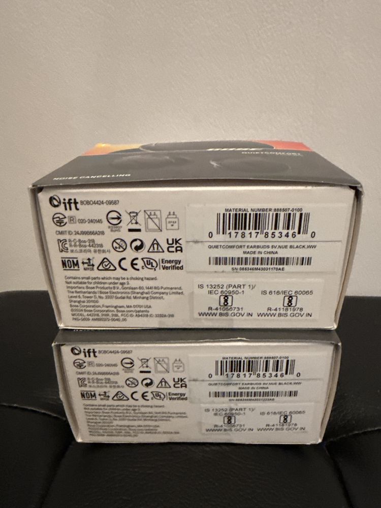 Bose quietcomfort earbuds 2024 negre sigilate originale