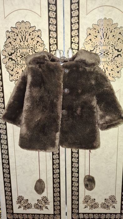 Шуба детский натуральный мех.