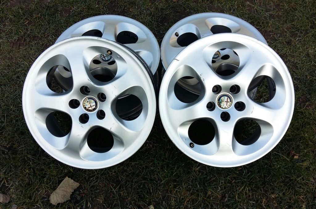 Set 4buc, originale Alfa Romeo R16 seria 61/2Jx16 H2 ET41,5 - 5x100