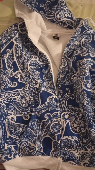 hanorac albastru model