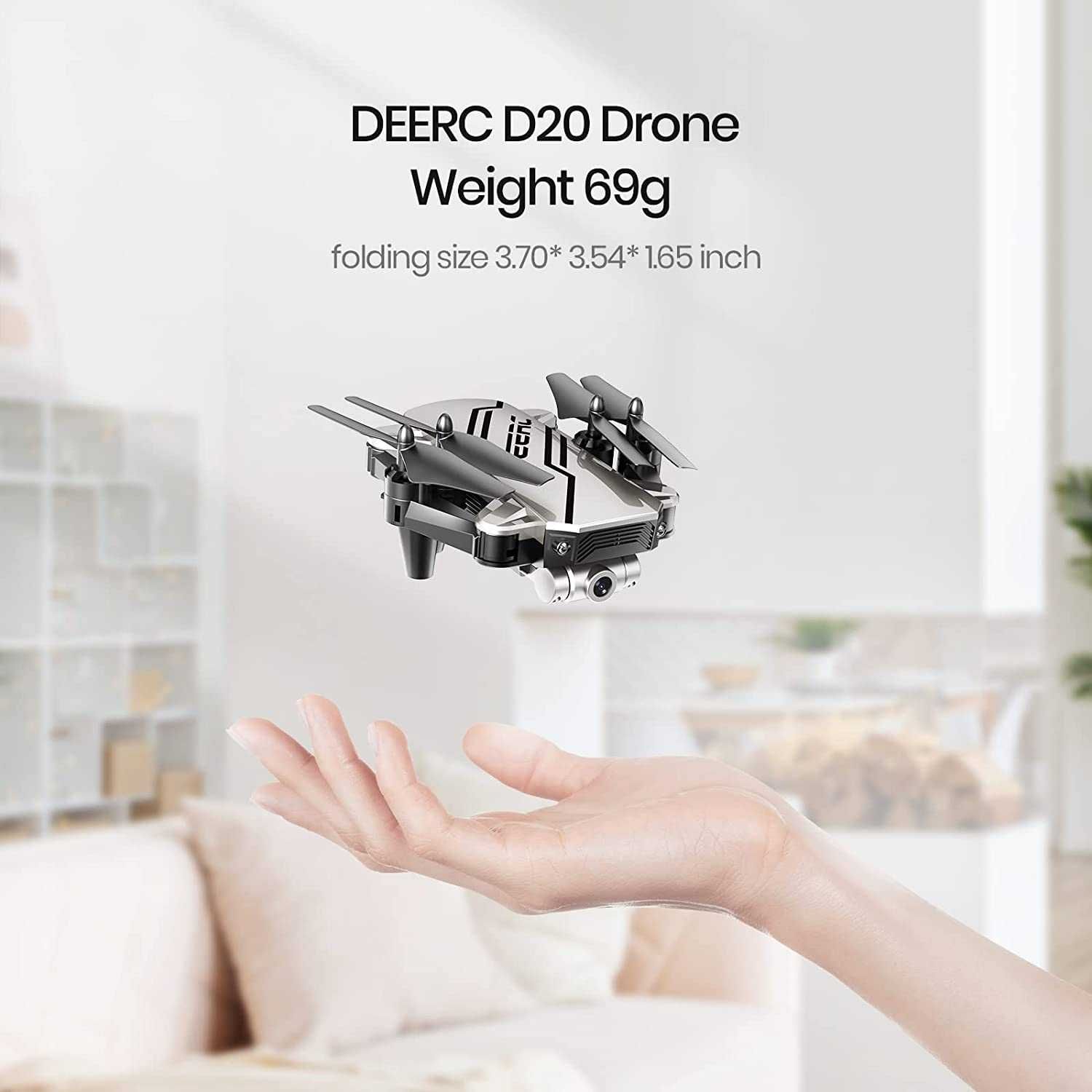 Mini dronă DEERC D20 NOU