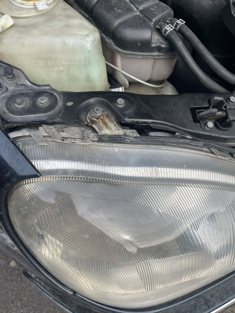 Преди фейс фарове за w220