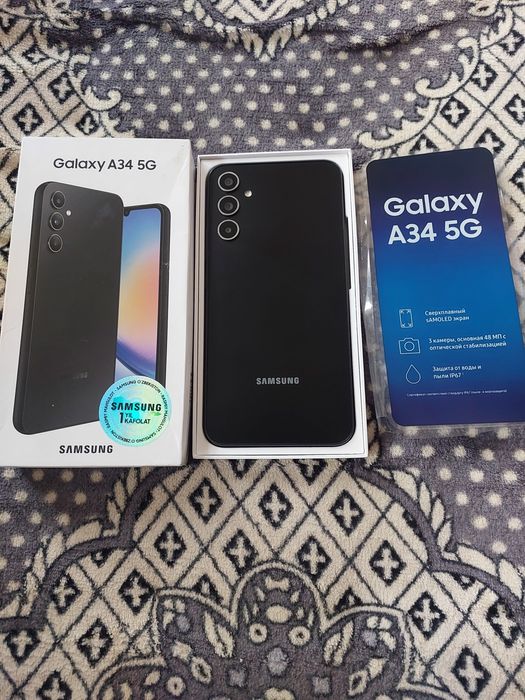 Самсунг А34 6/128талик халатик янгиде