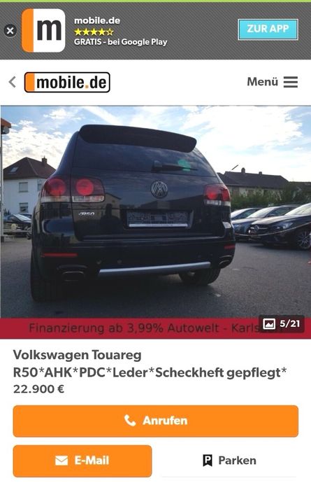 Volkswagen Touareg R50 V10 5.0 TDI Facelift СУПЕР ниска  ЦЕНА