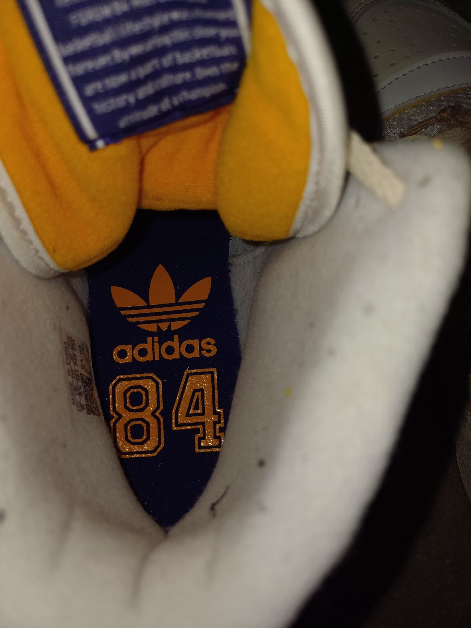 Adidas forum 84 high Lakers