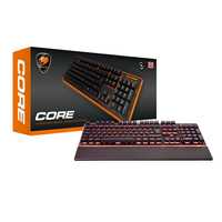 Клавиатура Cougar Core, гейминг, механична, RGB подсветка, черна, USB