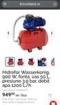 Vand hidrofor fonta vas 50 l