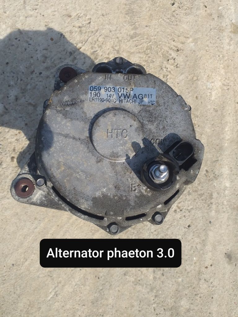 Alternator phaeton audi a6 a8 3.0 an 2008