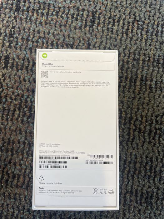 Iphone 16 pro 256gb