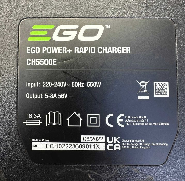 EGO CH5500E - Бързо зарядно 56V