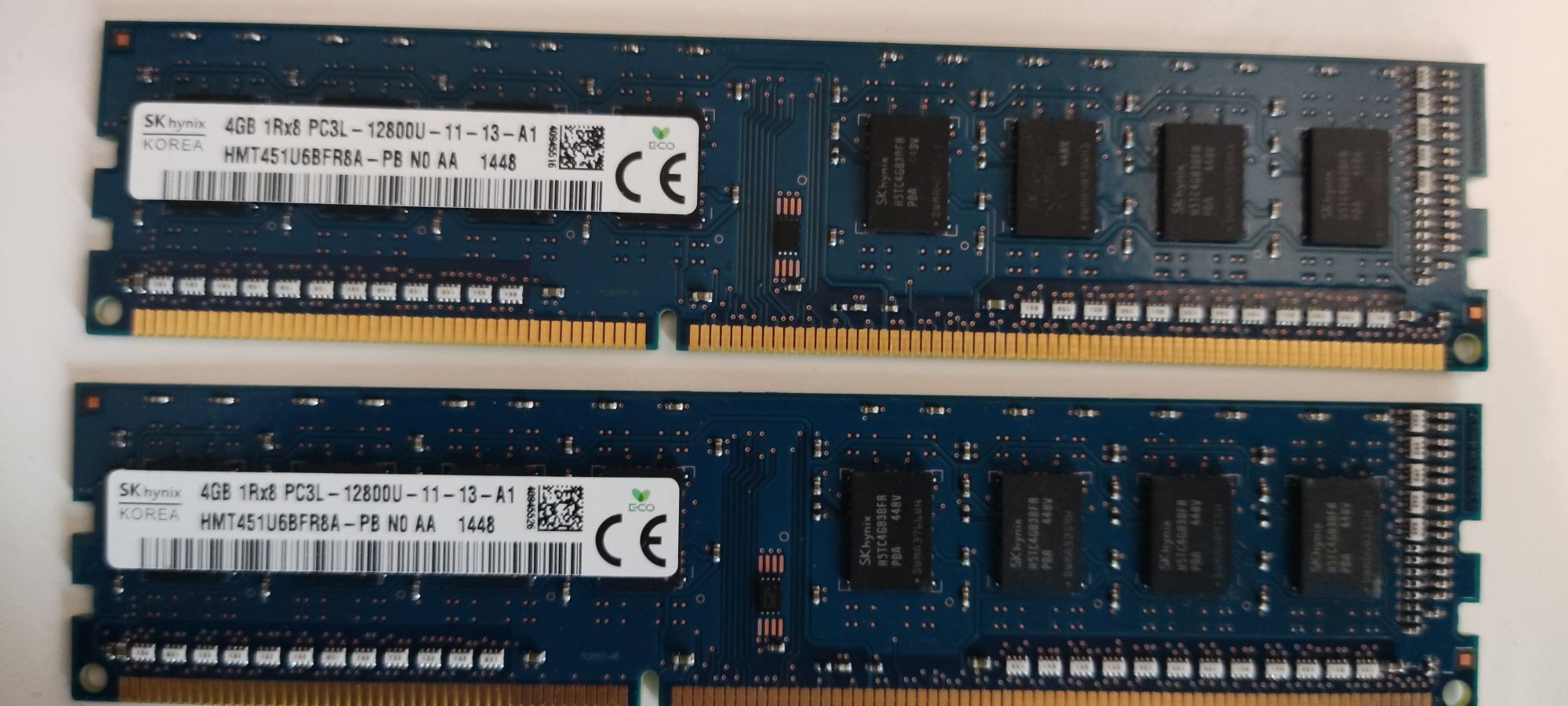 2x4Gb ddr3 desktop Pc12800