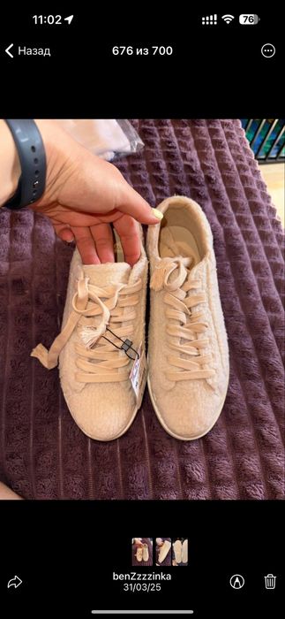 Кеды  Zara 38 размер