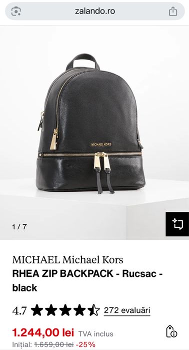 Ghiozdan Michael Kors din piele