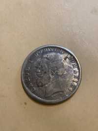 Moneda argint 1880 5 lei