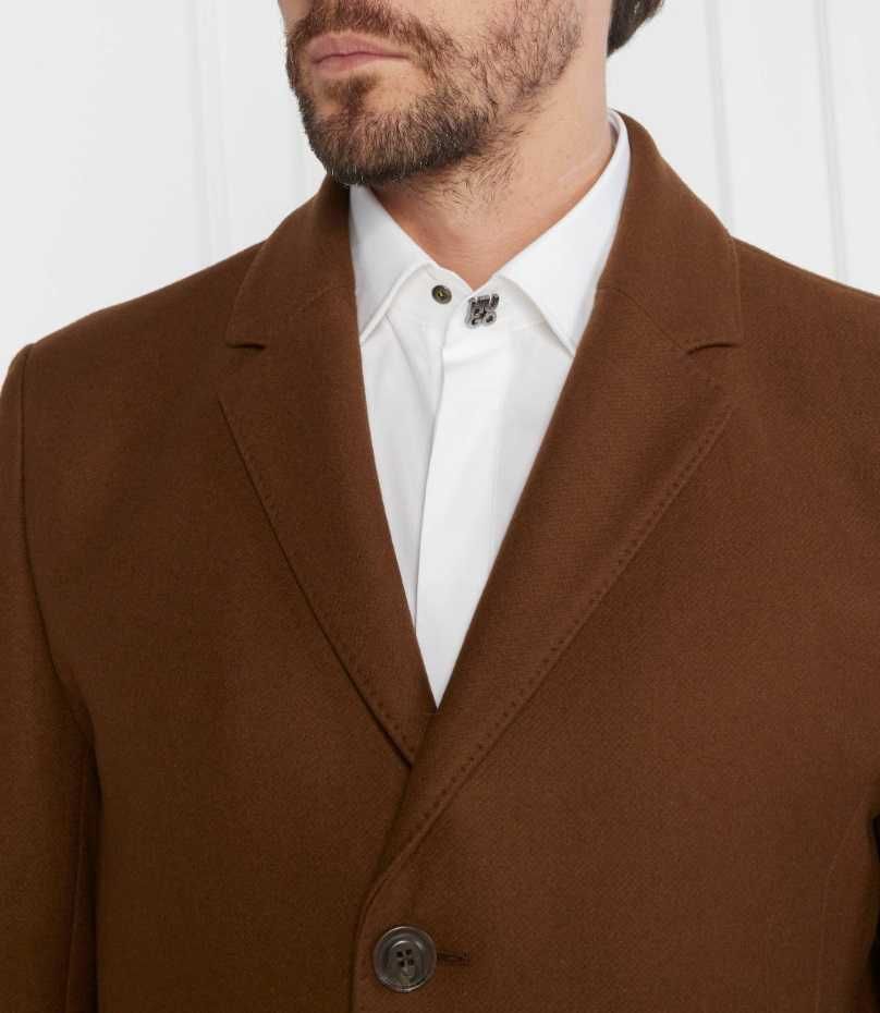 Palton slim 54 XL XXL de lux Tommy Hilfiger NOI lana si casmir