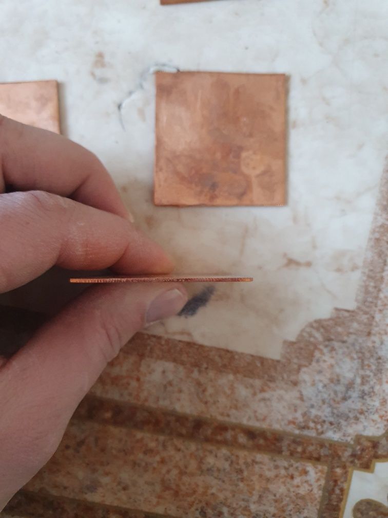 Медна плоча 50x50x1mm