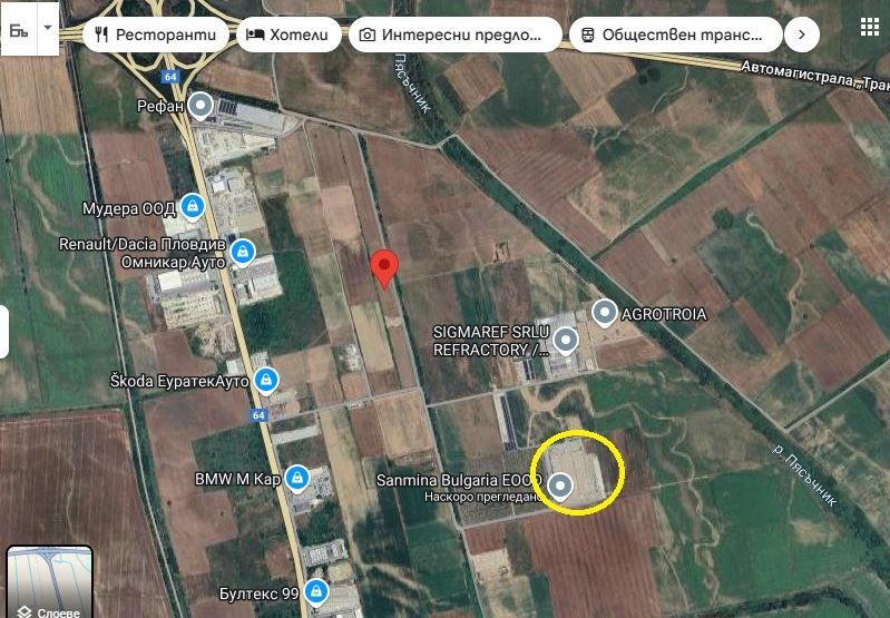 Изгодна земя с бърз достъп до Карловско шосе, преди Детелината, посок