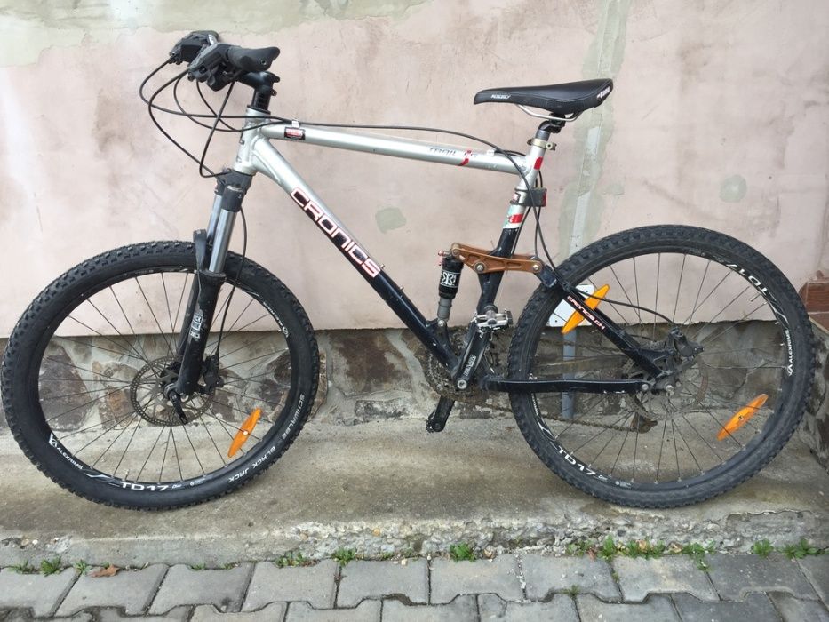 Bicicleta Mountain bike downhill Cronics trail fs 27 viteze frane disc