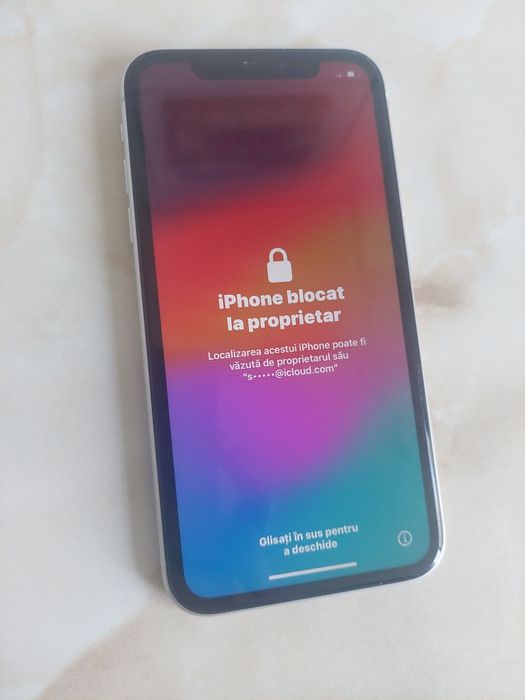 [11] Dezmembrez iPhone 11 White original, blocat iCloud //poze reale