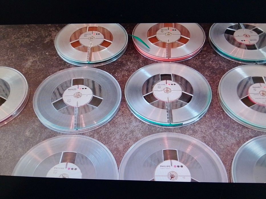 10 магнитофонни ролки 18, PHILIPS  с кутии. Много добро състояние