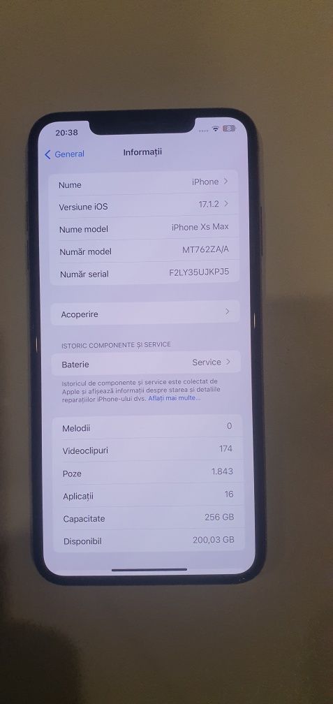 Iphone XS Max Gold, 256 gb, impecabil