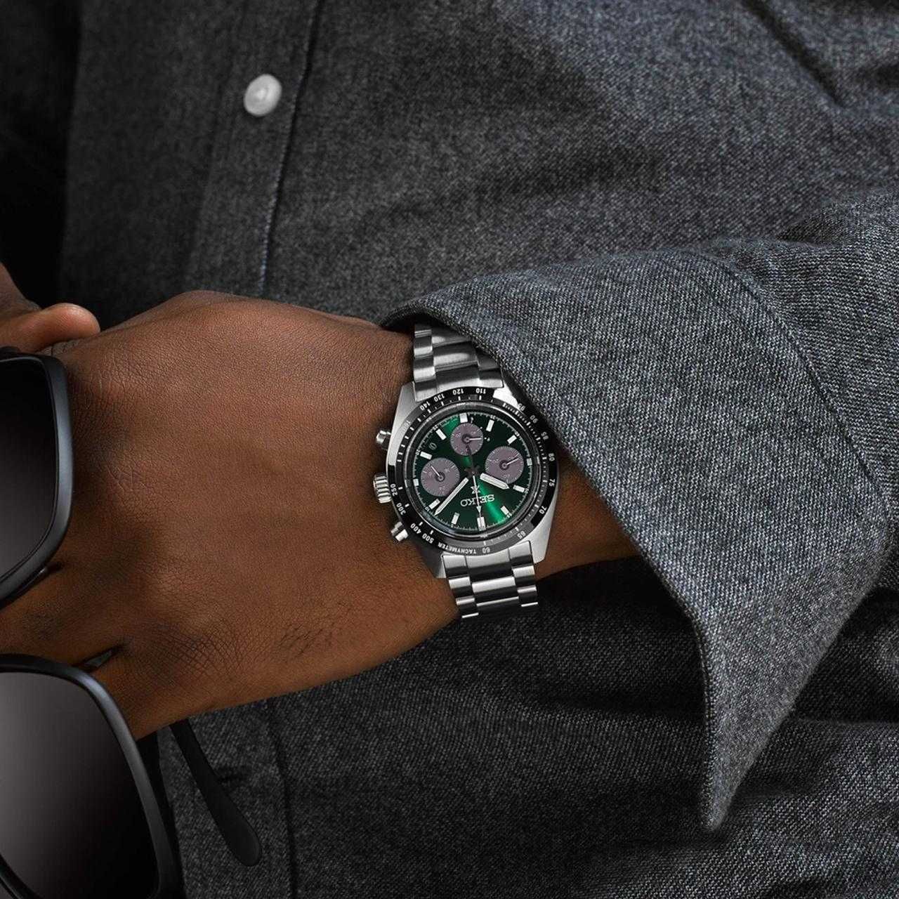 Seiko Prospex Speedtimer Solar Chronograph Green SSC933