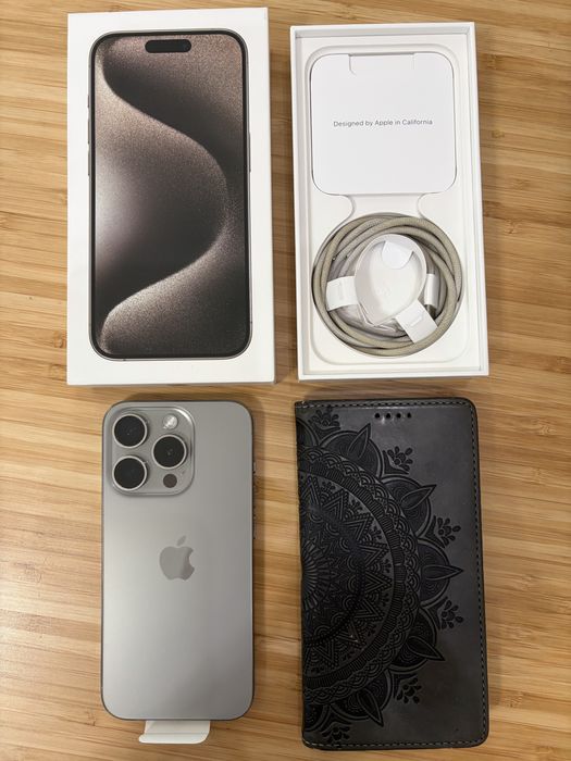 iPhone 15 Pro 128 Natural Titanium LLA eSim идеал