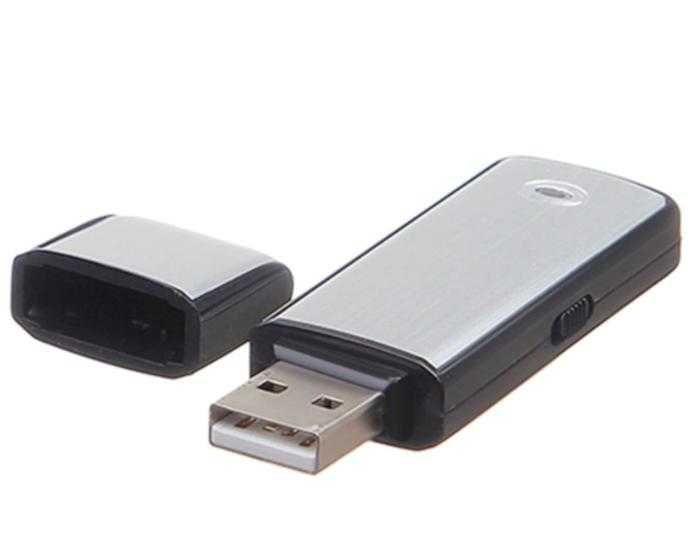 Мини Диктофон Флашка 16Gb Аудио Рекордер Скрит Звукозапис 24ч. Батерия