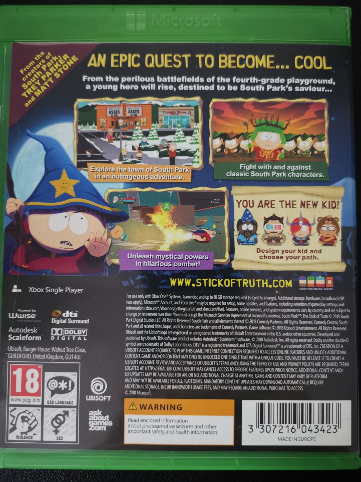 Xbox one South Park The Stick of Truth