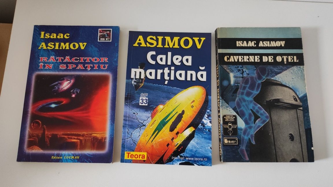 Isaac Asimov 3 cărți