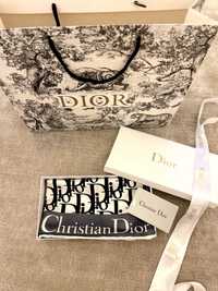 Eșarfa Christian Dior Alb-Gri